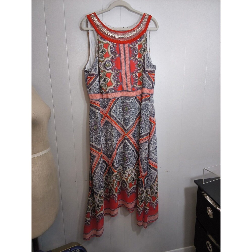 Studio One Sleeveless Midi Dress Size